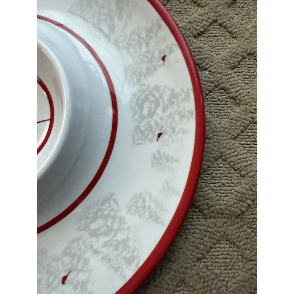 CHIP/DIP PLATE CARDINAL - Picture 5 of 11